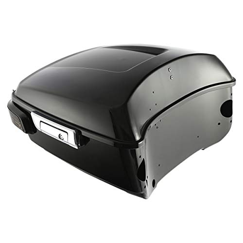 LED King Trunk W/Brake Turn Tail Light Lamp Fit For Harley Road King Street Electra Glide 2014-2024 - color: W/ Smoke Lens LED Light