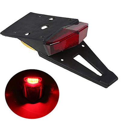 YIBO Off-road motorcycle rear fender red LED tail light brake light turn signal light for custom off-road motorcycle off-road vehicle