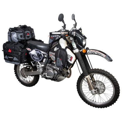 TUSK Sidekick Tank Saddle Bags Semi-Rigid Shell Tank Bags ADV Off-Road On-Road Motorcycle Camping Touring Tank Pannier Storage
