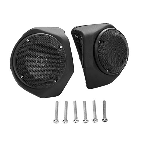 TCMT King Motorcycle Trunk Box Latch Rear Speakers Fit for Harley 2014-2025 Touring CVO Road King Street Glide Road Glide Electra Glide Pack - color: Set E#2