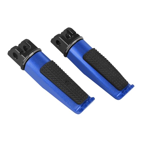 Motorcycle Footpegs Front Passenger Foot Pegs Replacement for Honda CB125R CB300R CB1000R CB650F CBF600 CBF100 CBR600F CBR250R CB650R CBR600 CBR100 CBR900 Foot Rests Pedal(blue) - color: blue
