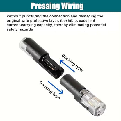30pcs Pluggable LED Wire Connectors, 1-Pin 1-Way Universal Quick Splice Terminals, Single-Line Interlocking Detachable LED Connectors,Featuring Quick-Connect Terminals Suitable for AWG 20-24 - color: Black-1PIN 30Pcs