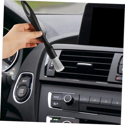 Cabilock Car Detailing Brush Ergonomic Grip for Wheel Hub and Interior Cleaning Soft Bristles for and Rim Detailing Essential Car Wash Tool for - size: 22.50X2.50X2.50CM