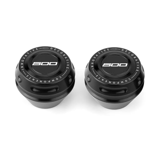 Motorcycle Front Wheel Axle Fork Slider Crash Protector Compatible With Ninja 500 ABS/SE/KRT 2024 2025 | Ninja500 Accessories (black)
