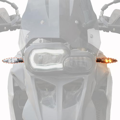 LED Turn Signal Indicator Light for BMW R1200GS LC 2013-later, Amber Turn Signal for BMW F800GS F700GS F800R K1300R Accessories
