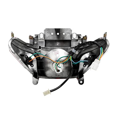 Minho 12V Tail Light Assembly, Integrated Brake & Turn Signal Lamp, Compatible with GY6 4-Stroke 49cc 50cc Chinese Scooter Moped