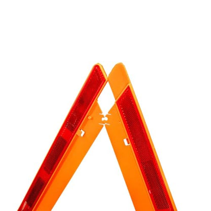 United Pacific 99251 Emergency Warning Triangle Kit (Set of 3 Triangles) w/Case, No Skid Rubber Feet, DOT FMVSS 125 – ONE Kit (Set of 3 Triangles w/Case)