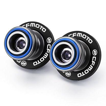 Compatible with CFMOTO Ibex450 Ibex800 300SS 450SS 450NK 450CLC 675SS 675NK 750SS 800NK Motorcycle CNC Swingarm Spools Sliders Stand Screw Paddock Bobbins (Blue) - color: Blue