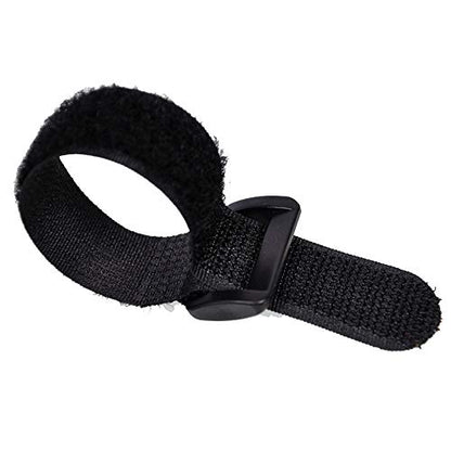 Fastening Nylon Strap with Buckle,10Pack Reusable Self-Adhesive Hook and Loop Cable Securing Straps,Adjustable Cinch Straps for Cords Organized and Tidy(1" x 8") - size: 1" x 8"