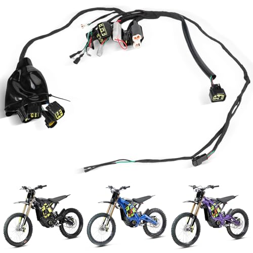 Electric Dirt Bike Full Main Wire Wiring Harness Assy Plug & Play for Surron Sur Ron Light Bee X S LBX X160 X260 Motorcycle Off Road