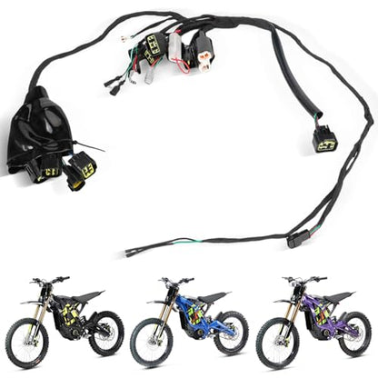 Electric Dirt Bike Full Main Wire Wiring Harness Assy Plug & Play for Surron Sur Ron Light Bee X S LBX X160 X260 Motorcycle Off Road