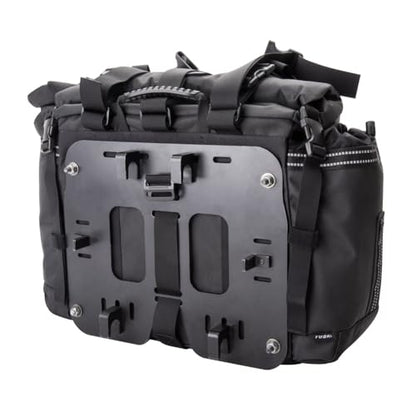Tusk Olympus Pannier Bags with Tusk Pannier Rack Mounts Black/Grey