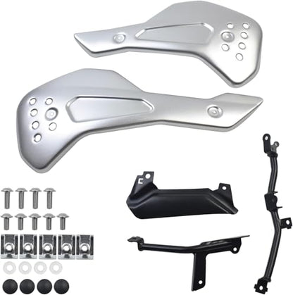 Motorbike Engine Lower Frame Fairings fit for Tri&um&ph Trident 660 Trident660 2021 2022 2023 2024 Motorcycle Belly Pan Bellypan Lower Engine Spoiler Cowling Protection (Silver), MD-473-US - color: Silver