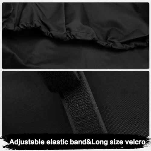 Rhino 700 Seat Covers with Headrest Covers - Waterproof PU Coatin Compatible with Rhino 700 660 450 2004-2021,Black UTV Seat Cover