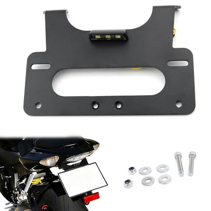 Motorcycle Fender Eliminator Bracket Tail Tidy with License Plate Light Fit for GSX-R 1000 2005-2008
