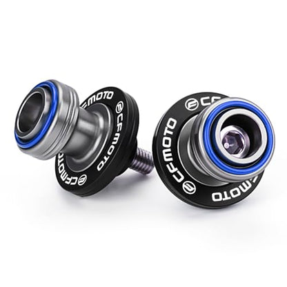 Compatible with CFMOTO Ibex450 Ibex800 300SS 450SS 450NK 450CLC 675SS 675NK 750SS 800NK Motorcycle CNC Swingarm Spools Sliders Stand Screw Paddock Bobbins (Blue) - color: Blue
