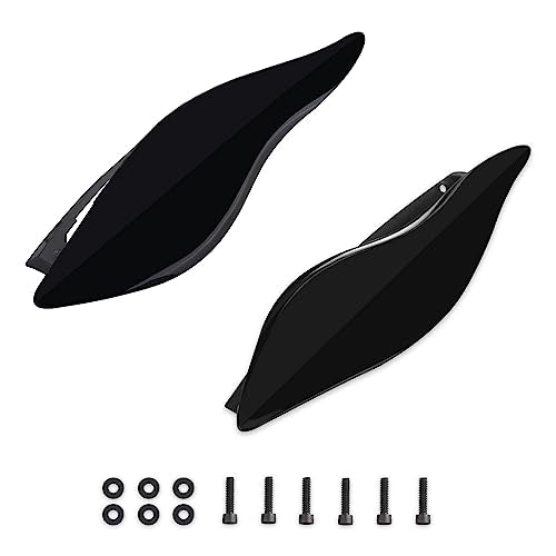 WATERWICH Fairing Air Deflectors Side Wing Windshield Compatible with Harley Davidson Electra Street Glide 2014 2015 2016 2017 2018 2019 2020 2022 2023 2024