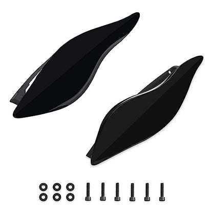 WATERWICH Fairing Air Deflectors Side Wing Windshield Compatible with Harley Davidson Electra Street Glide 2014 2015 2016 2017 2018 2019 2020 2022 2023 2024