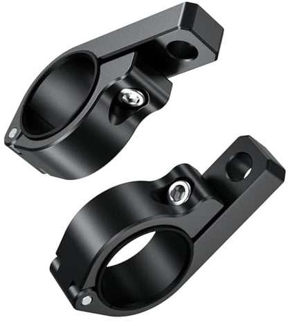 BRCOVAN 2PCS, Metal Light Bar Mounts, Off-Road LED Light Mounting Bracket | Fit for Round Rails 0.75" / 0.875'' / 1" / 1.125'' /1.26" / 1.375'' in Diameter, for Motorcycle ATV UTV Boat Truck