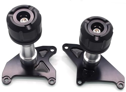 MZS Motorcycle Frame Sliders Compatible with GROM MSX125 2013-2020, Falling Crash Protector Engine Guards Accessories No Cut Kits Black