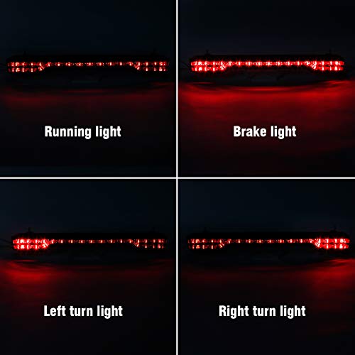 LED King Trunk Backrest Luggage Rack with Brake/Turn/Tail Light Fit For 2014-2025 Harley Touring Road King Road Glide Street Glide Electra Glide - color: W/ Smoke Lens LED Light & Chrome Luggage Rack