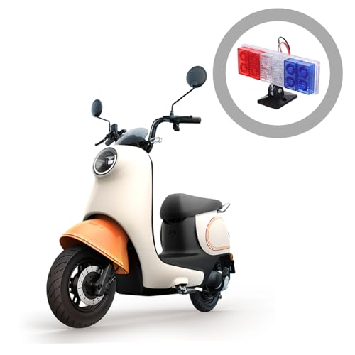 ABOOFAN LED Strobe Light for Motorcycle Car Emergency Warning Tail Lamp Dual Flash Compatibility for Motorcycles Vehicles Easy Installation Durable Reliable