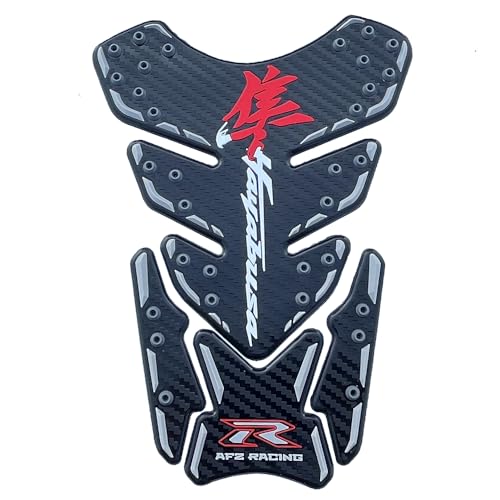 Red Gas Fuel Tank Side Traction Rubber Protector Pads Compatible with Suzuki GSXR1300 GSXR 1300 Hayabusa 1340