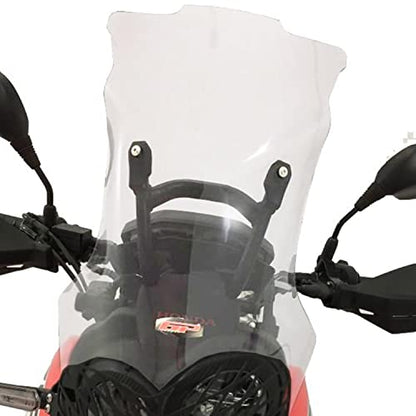 GP Kompozit Windshield Windscreen Smoked Compatible for Honda CRF250 Rally / CRF300 Rally 2017-2025 59 cm - color: Smoked
