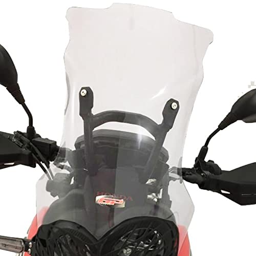 GP Kompozit Windshield Windscreen Compatible for Honda CRF250 Rally / CRF300 Rally 2017-2025 (Clear, 59 cm) - color: Clear