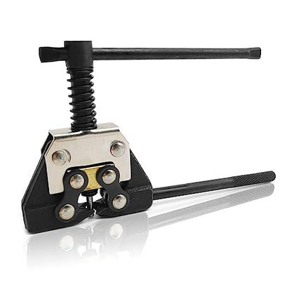 Roller Chain Breaker Detacher Tool for for #25#35#41#40#50#60 415H, 428H, 520, 530 Roller Chain Motorcycle Bicycle Go Kart ATV Chains Replacement, Chain Splitter Detacher Cutter (Black)