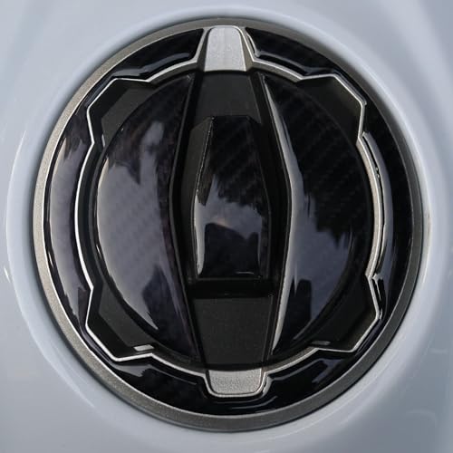 NIGHT CAT Compatible Ninja 400 Ninja 500 Motorcycle Fuel Tank Pad Kit Side Fuel Knee Guard Sticker Fuel Tank Protector（Gas Tank Cap) - color: Gas Tank Cap