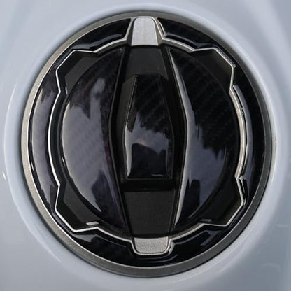 NIGHT CAT Compatible Ninja 400 Ninja 500 Motorcycle Fuel Tank Pad Kit Side Fuel Knee Guard Sticker Fuel Tank Protector（Gas Tank Cap) - color: Gas Tank Cap
