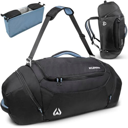 Wildhorn Gulch 70L MTB Duffle Bag for Travel - Lightweight & Durable Gym Bag for Women & Men. Ideal for Biking, Motorcycle, and Sports