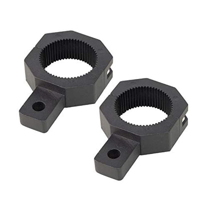 SKYWORLD 2Pcs 1" 1.4" 1.6" 2" Horizontal Bar Clamp Mounting Kit LED Lights bar Bull Bar Roof Racks Roll Cages fit for Motorcycle Crash Bar Guard ATV UTV SUV