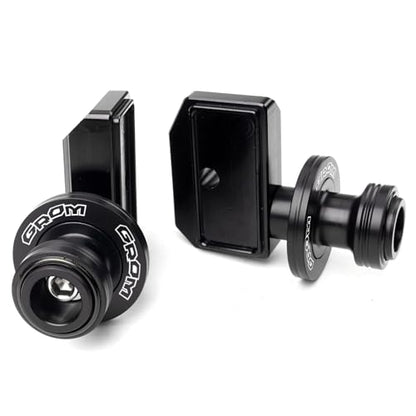Compatible With Grom 125 2025 MSX 125 MSX125 2013-2023 2024 2025 Grom Accessories CNC Motorcycle Swingarm Spools Sliders Rear Wheel Axle Stand Screws Adapter (Black) - color: Black