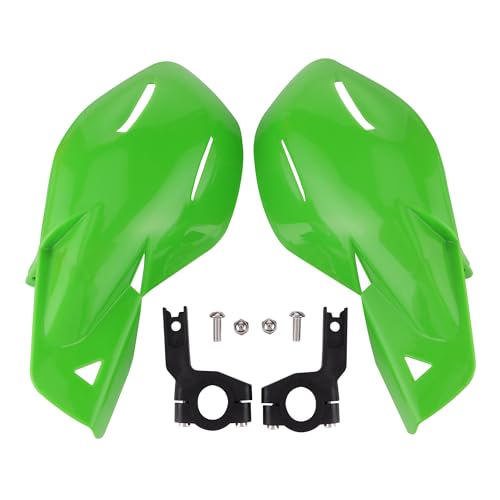 GOOFIT 7/8" Handlebar Hand Brush Guards Handguards Assy Replacmeent for Motocross Motorcycle Off-road Pit Dirt Bike ATV Green - color: Green