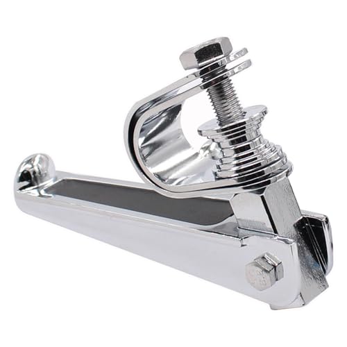 ApplianPar Motorcycle Foot Pegs Rests with U Clamps 1 Inch to 1.25 Inch Anti-Vibrate Engine Guard Crash Bar