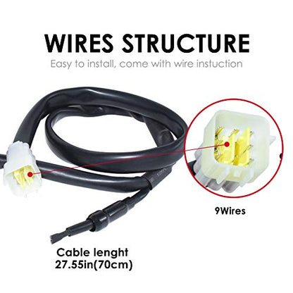 7/8" 22mm Left ATV Motorbike Handlebar Switch Motorcycle Horn Turn Signal Warning Light Switches