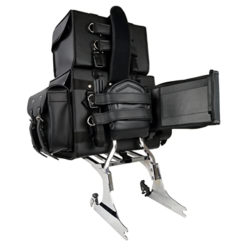 Milwaukee Performance SH65001 Black Large Four Piece PVC Touring Pack with Barrel Bag
