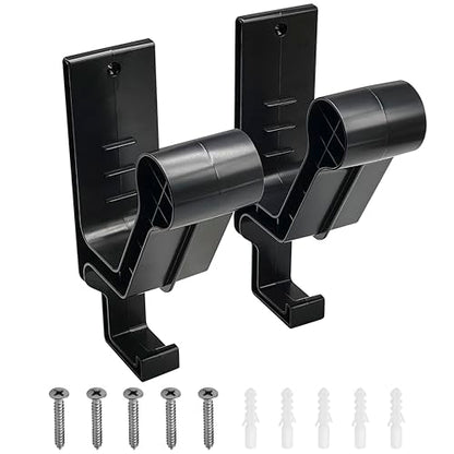 2 Pack Wall Mount Helmet Holder for Motorcycle, Bike & Football Helmets | Multi-Purpose Wall Mount Bracket for ，Coats, Bag，Headphones, Hats & Hair Accessories etc ﻿