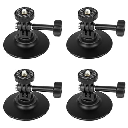 EMART (4 PCS Flexible Adhesive Mount Kit, GoPro Helmet Mount Sticky Chin Base Compatible with Insta360 X4 X3 X2 One RS for GoPro Max 360 Panoramic Camera Hero 13/12/11/10/9 DJI Motorcycle Accessories - size: 4 Pack