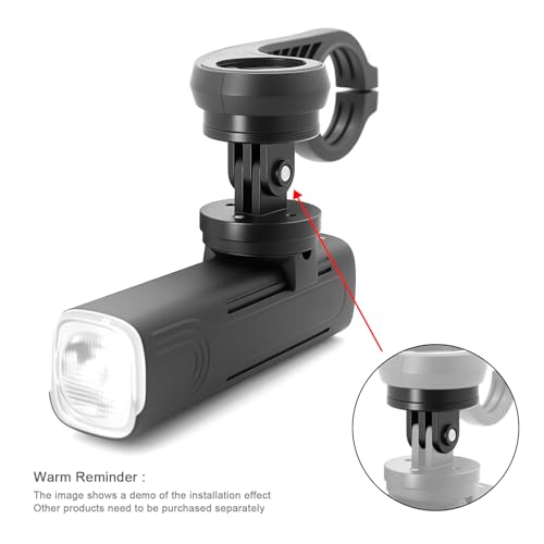 Interface Combo Adapter for Garmin Edge,Out Front Mount Quick Release Adapter Compatible with Gopro Action Camera Headlight