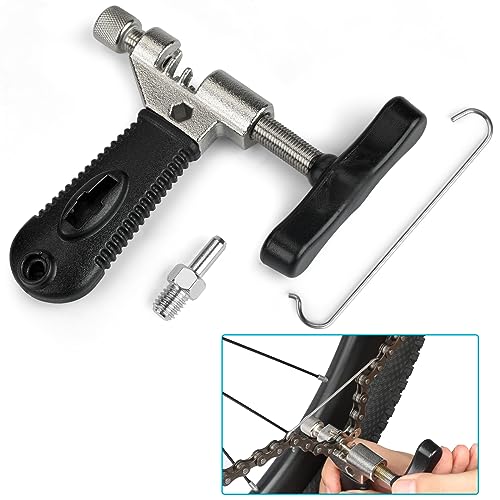 Bike Chain Repair Tool kit - Bicycle Chain Breaker Tool, Master Link Pliers, Chain Wear Checker for 7-11 and Single Speed Chains - style: Silver