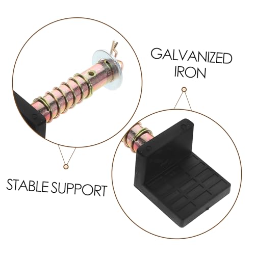 2Pcs Motorcycle Spool Lift Stand Attachment Heavy Duty Shaped Support for Rear Wheel Durable Metal Construction Easy Setup Compatible with Various Heavy Motorcycles