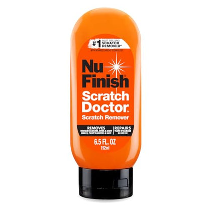 Nu Finish Car Scratch Remover, Scratch Removal for Cars Eliminates Paint Scrapes, Scuffs, Haze and Swirls on Cars, Boats and Motorcycles , 6.5 Oz, White - style: Scratch Remover
