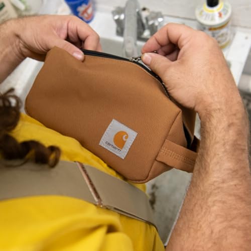 Carhartt Durable Travel Kit, Organize Essentials W/the Water Resistance Toiletry Bag, Industry Red - color: Industry Red