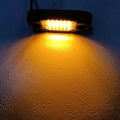 4 Pods Yellow LED Rock Light Waterproof Neon Trail Rig Lamp Underglow Lights for Car Truck Motorcycle SUV ATV UTV (Yellow) - color: Yellow