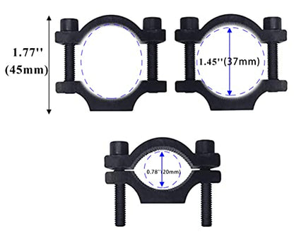 Universal Hanger Hook for Electric Scooter - Hanging Adjustable Pothook for Poles (20mm - 37mm in Diameters) Different Screws Meet Different Need Like Scooter,Bike,MTB,Motorcycle