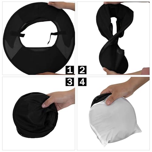 TCCFCCT Hard Hat Sun Shade, Full Brim High Visibility Mesh Neck Sun Shield and Bandana Face Scarf with Construction Arm Sleeves, 3 Packs, Black - color: Sun Shade 1+bandana 1+sleeves 1pair Black