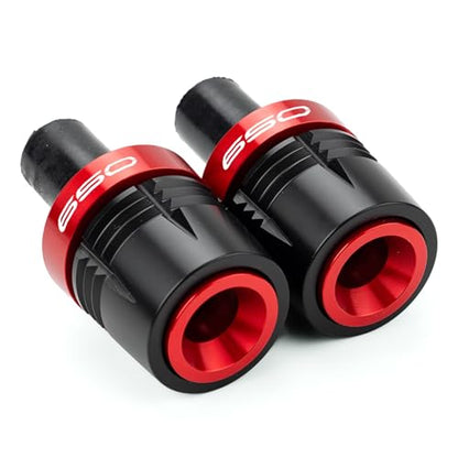 Motorcycle fall protector Motorcycle Accessories Handlebar Grips End Plugs Caps Sliders For Kawasaki Z900 Z650 Z 900 For Ninja 650 1000 For Versys650 2017-2024 Frame Anti Collision Device(Red-650)
